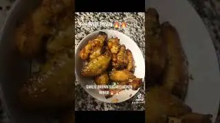 GARLIC BROWN SUGAR CHICKEN WINGS TikTok karinaf441