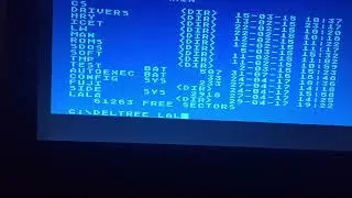 ATARI XE/XL - old SPARTADOS 4.49 deltree bug