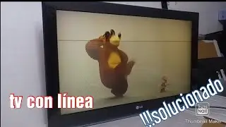 TV LG con l&iacute;nea // solucinado