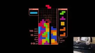 Pro tetr.io sprint session + sub18 with handcam