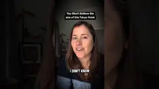 Невероятные размеры типичного номера в токийском отеле