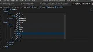 17. Complete Web Development: HTML Table
