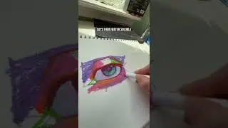 Выкручивающиеся гелевые мелки &laquo;Медведь&raquo; 🐻 обзор и демонстрация! #crayon #artsupplies