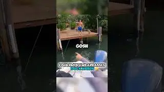 TEEN FISHERMAN  COOKS ANGRY DOCK KAREN 😭😭 #shorts #trending