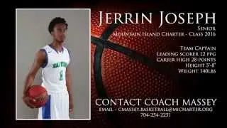 Jerrin Joseph - Basketball Highlights - Class of 2016