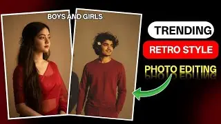 How to make retro style vintage Ai photo | Instagram Retro style photo editing| Anurag tech 