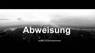 Как произносится Abweisung на немецком языке?