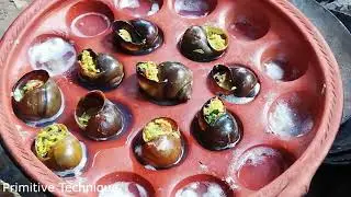 Primitive Technology - Khmer Snail Amok - How To make snail amok