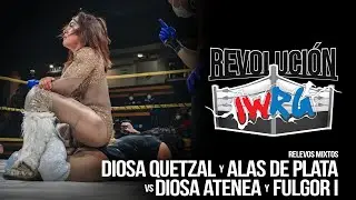 Diosa Quetzal y Alas de Plata vs Diosa Atenea y Fulgor I | Revolución IWRG