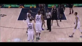 Chris Paul & Rudy Gobert Scuffle  Clippers vs Jazz  (3/13/2017) 2017