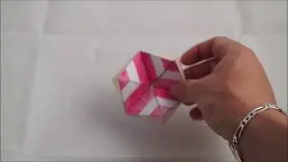 Wie funktioniert das Fidget Flextangle aus Papier?