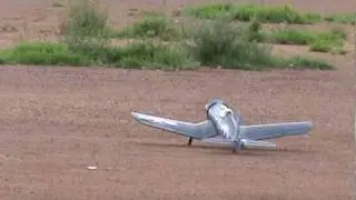 ParkZone F4U Corsair Flight At Pathfinder Park In Colorado