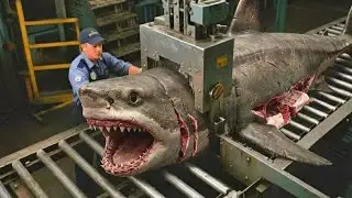 Inside a Great White Shark Processing Plant | How Shark Meat, Skin & Fins Become Luxury Products
