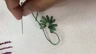 Hand Embroidery Tutorial #heenadholakiya #embroiderydesigns 