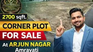 Amravati Plot Sale ! CORNER 2700 sqft | Anand Properties Amravati #shorts #short #ytshorts 