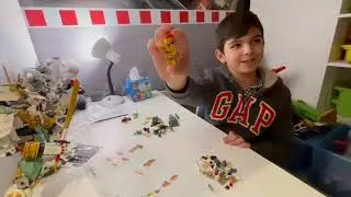 Lego Ninjago Boulder Blaster (71736) - Nikos unboxes and builds at his desk