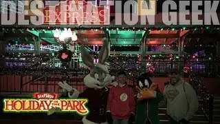 Holiday in the Park at Six Flags America Christmas Event 2016!