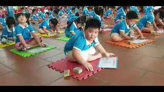 Bé (trung đức) thi rung chuông vàng  toán tư duy lớp lá 3