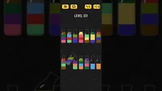 Soda Sort Puzzle Level 231 Walkthrough Solution Android/iOS