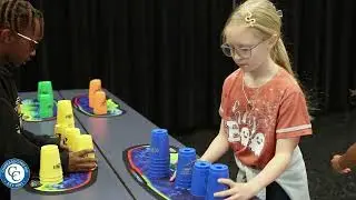 House Creek Elementary's Annual Cup Stacking Tournament
