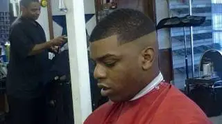 Malcom getting bald fade by LT
