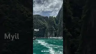Phi Phi Island Thailand #phiphiislands #thailand #sea #mountains #happy #view