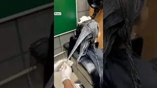 How to do global hair colour and hair treatment same day | part .1