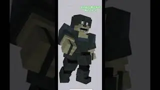 Making Creatures From Fallout Into Minecraft PART 5: Super-mutant Brute V.2 #fallout #minecraft #fyp