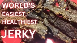 EASY OVEN BEEF JERKY - With NO OIL! - Keto - Gluten free
