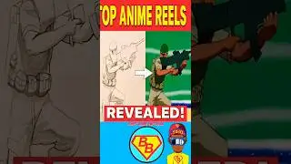 Storyboard vs Animation: My Top 5 Anime Reels! #shorts #storyboard #animation