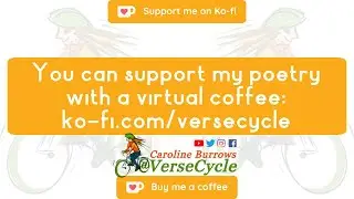 Support VerseCycle Poetry With a Virtual Coffee | VerseCycle | Caroline Burrows | #SupportTheArts
