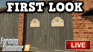 🔴LIVE: LA CORONELLA FACTORIES EARLY FIRST LOOK | CHEESE, OIL, AND FLOUR | Farming Simulator 19