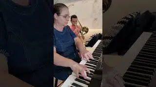Hino 48 - Creio no Senhor  - piano digital e trombone