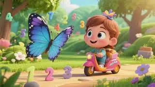 Butterfly Counting Song for My Little Ride | Kids Counting & Nursery Rhyme