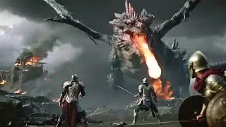 Epic Dragon Siege: Knights' Final Stand 🐉⚔️
