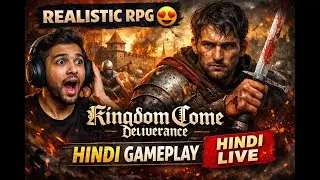 Kingdom Come Deliverance Hindi Live 🔥 | Realistic Medieval RPG Gameplay | Taujiplay