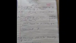 Class 10 ll Chapter Probability Ex :- 15.1 ll Question no.4 and 5 Answer