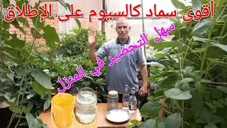 طريقة تحضير أقوى سماد عنصر الكالسيوم في البيت عضوي مئة بالمئة 