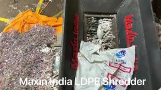 LDPE Shredder, LDPE pouches shredder, LDPE shredder, LDPE crusher, pouches shredder, #LDPECrusher