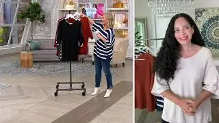 Girl With Curves Oversized Tunic Sweater on QVC