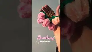 &ldquo;Why are handmade keychains THIS addictive? 🍓👀.         Strawberry Keychain You&rsquo;ll Fall in Love With