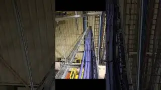 Montaje de bandejas portacable y cableado en planta