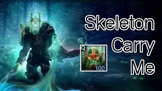 Wraith King Skeleton Carry Me - Dota 2 Custom Hero Chaos