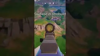 I Made a Skybase in Zerobuild!#fortnite #gaming #fortnitebattleroyale #skybase #shorts