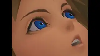 cringe idiot girl dubs over kingdom hearts cutscenes