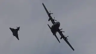 Fighter jets scramble to intercept a plane during QRA demo ✈️ 🇦🇹