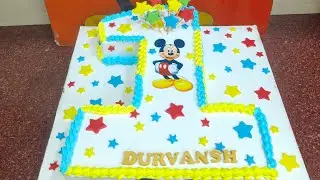 1 Number birthday cake decorating ideas