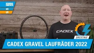 Bikestage 2022: Cadex AR 35 Disc Gravel Laufr&auml;der und Cadex AR Tubeless Reifen.