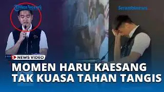 Kaesang Tak Kuasa Menahan Tangis Saat Menutup Rakernas PSI