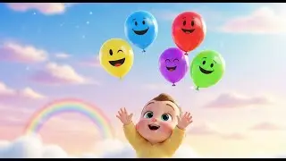 Baby Learns Colors with Balloons 🎈 | Baby Giggles TV Fun Learning Song for Toddlers